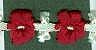 JKM Poly Flower Garland Trim - 1/2" Width