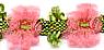 JKM Organdy Flower Garland Trim - 1/2" Width