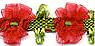 JKM Organdy Flower Garland Trim - 1/2" Width