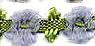 JKM Organdy Flower Garland Trim - 1/2" Width