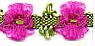 JKM Organdy Flower Garland Trim - 1/2" Width