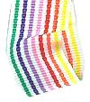 Morex Multi-Color Grosgrain Stripes Ribbon
