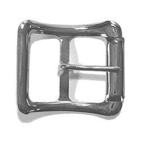 JKM Stamped Center Bar Buckle with False Roller