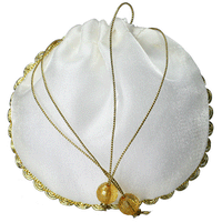 JKM Silky Metallic Round Pouches