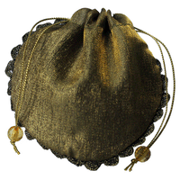 JKM Silky Metallic Round Pouches