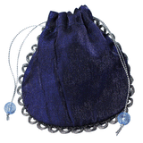 JKM Silky Metallic Round Pouches