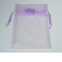 JKM Sheer Gift Bags with Flower
