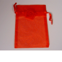JKM Sheer Gift Bags with Flower