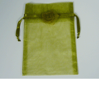 JKM Sheer Gift Bags with Flower