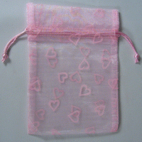 JKM Sheer Gift Bags with Hearts