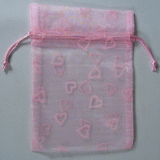 JKM Sheer Gift Bags with Hearts