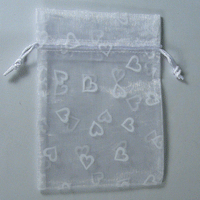 JKM Sheer Gift Bags with Hearts