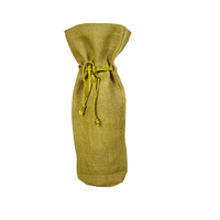 JKM Jute Wine Bag with Drawstring