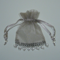 JKM Sheer Bag with Beads