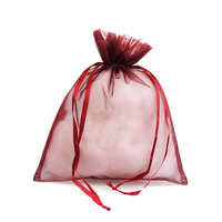 JKM Organza Wine Bag with Drawstring