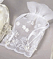 JKM Wedding Lace Trimmed Bag (ID: B933)