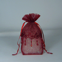 JKM Lace Trimmed Gusset Bag