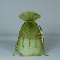 JKM Lace Trimmed Gusset Bag