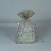 JKM Lace Trimmed Gusset Bag