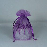 JKM Lace Trimmed Gusset Bag