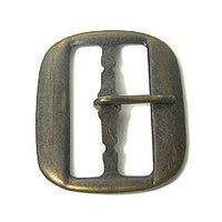 JKM Stamped Center Bar Buckle - 1 1/4"
