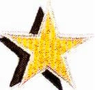 JKM Large Shadowed Star Applique (Stick On)