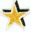 JKM Small Shadowed Star Applique (Stick On)