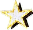 JKM Small Shadowed Star Applique (Iron On)