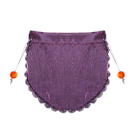JKM Silky Metallic Round Pouches