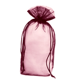 JKM Organza Gusset Bag with Thin Cord