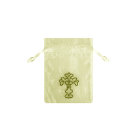 JKM Sheer Bags with Embroidered Cross