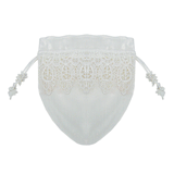 JKM Heart Shaped Bag with Fancy Trim