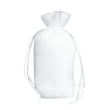 JKM Organza Square Gusset Bag with Drawstring - 4" x 6" x 2"