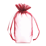 JKM Organza Square Gusset Bag with Drawstring - 4" x 6" x 2"