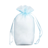 JKM Organza Square Gusset Bag with Drawstring - 4" x 6" x 2"