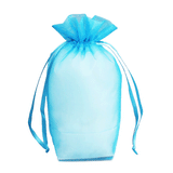 JKM Organza Square Gusset Bag with Drawstring - 4" x 6" x 2"