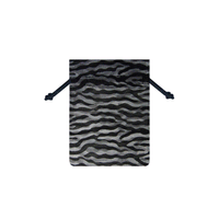 JKM Zebra Print Sheer Bags