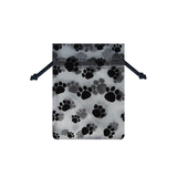 JKM Paw Print Sheer Bags