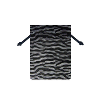 JKM Zebra Print Sheer Bags