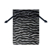 JKM Zebra Print Sheer Bags