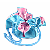 JKM Reversible Satin Pouches 7"