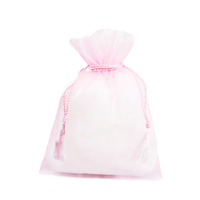 JKM Organza Bags with Cord & Tassels - 3" x 4"