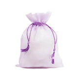 JKM Organza Bags with Cord & Tassels - 6" x 10"