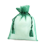 JKM Organza Bags with Cord & Tassels - 6" x 10"