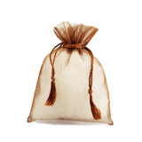 JKM Organza Bags with Cord & Tassels - 5" x 7"