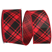 JKM Buffalo Grand Plaid Ribbon Wire Edge