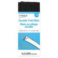 JKM Double Fold Bias Tape - 1/4" Folded Width