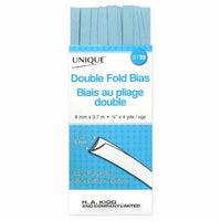 JKM Double Fold Bias Tape - 1/4" Folded Width