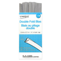 JKM Double Fold Bias Tape - 1/4" Folded Width