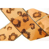 JKM Glitter Leopard Print Ribbon